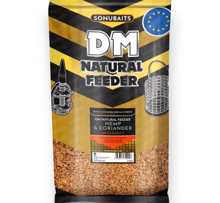 Sonubaits DM Natural Feeder Hemp & Coriander 1kg
