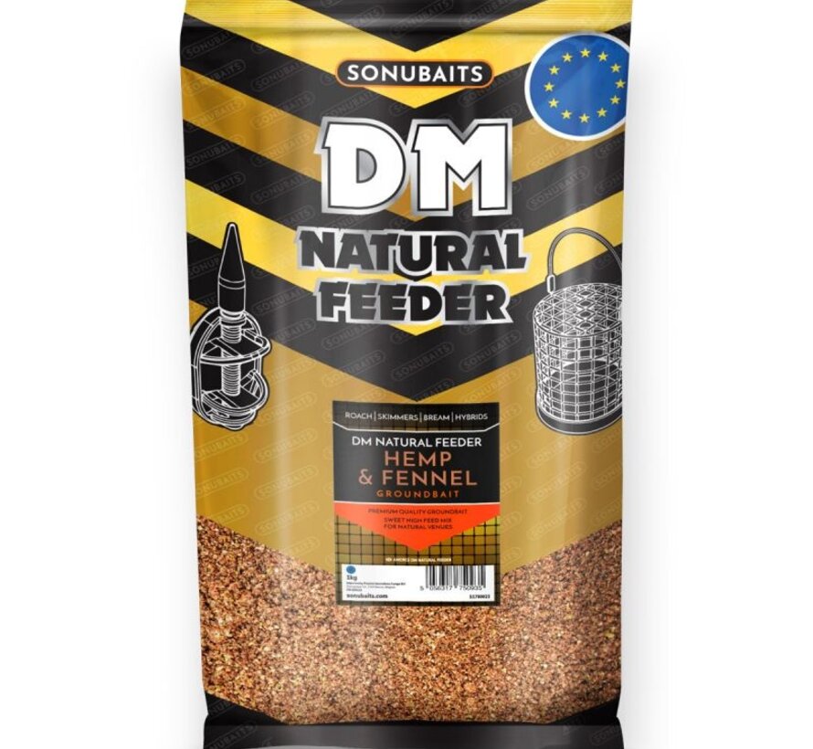 Sonubaits DM Natural Feeder Hemp & Fennel 1 KG