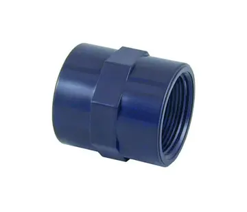 PVC sok met binnendraad 63mm x 2"