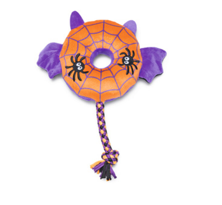Beeztees Halloween Donut Vleermuis Pluche