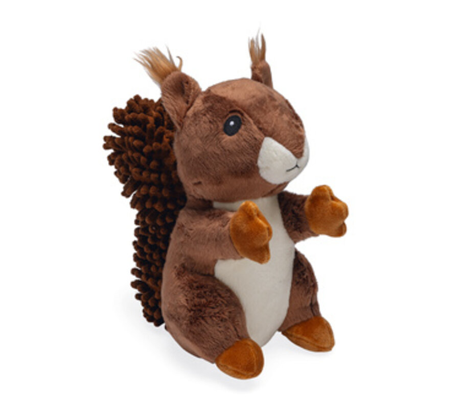 Beeztees Eekhoorn Robi - Hondenspeelgoed - Pluche - Bruin - 23x14x24cm