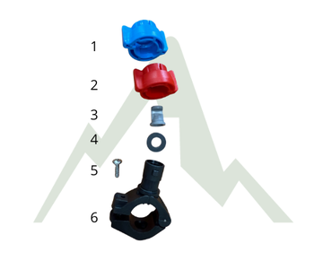 Red Label Nozzle Kap Rood nr 2