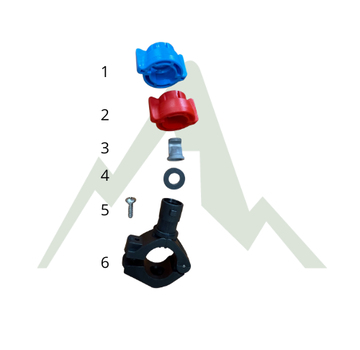 Red Label Nozzle Kap Rood nr 2