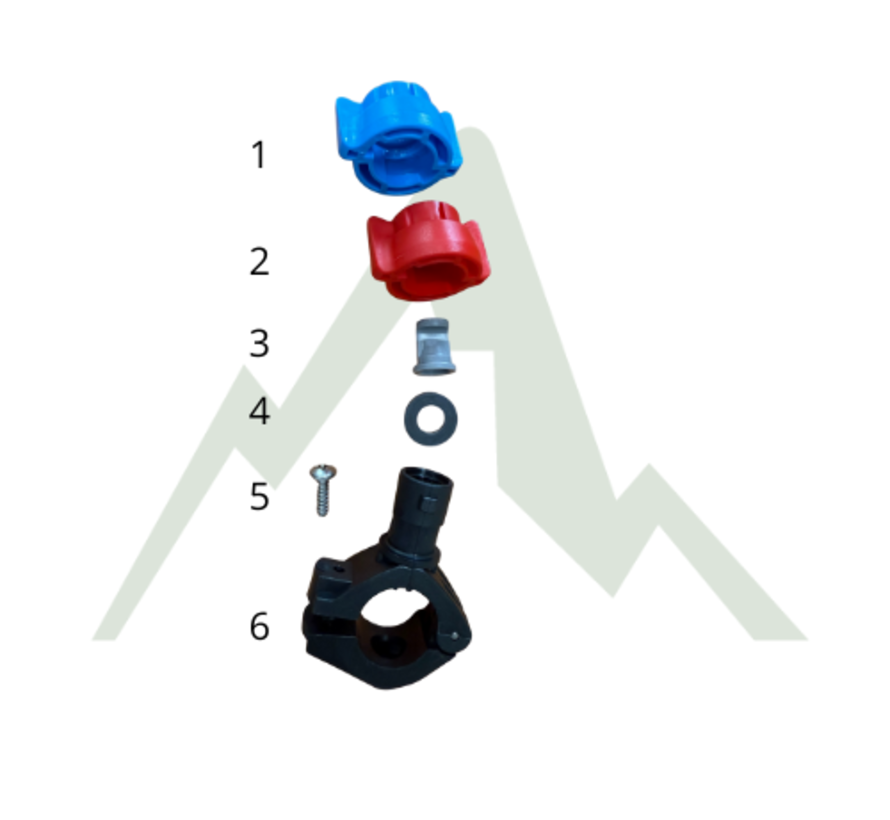 Nozzle Kap Rood nr 2