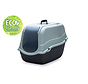 Romeo Eco - Kattenbak Lichtblauw/Zwart 57x39x41 cm