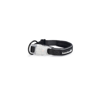 Beeztees Beeztees Safety Gear Parinca Hondenhalsband LED Nylon Zwart 35-40x20cm