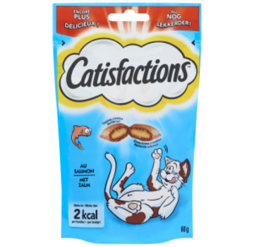 Catisfactions Catisfactions Kattensnoepjes Zalm 60gr