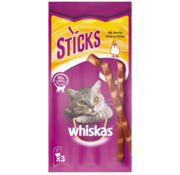 Whiskas Whiskas Sticks Kattensnack Kip 3x6g