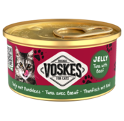 Voskes Voskes Kattenvoer in Gelei Tonijn & Rundvlees 85g