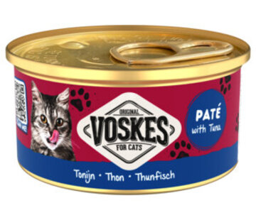 Voskes Voskes Kattenvoer Nat Paté Tonijn 85g