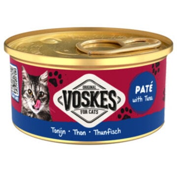 Voskes Voskes Kattenvoer Nat Paté Tonijn 85g