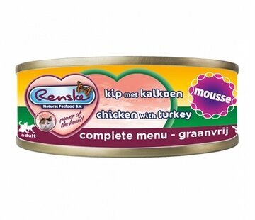 Renske Renske Vers Kat Mousse Kip/Kalkoen 70g