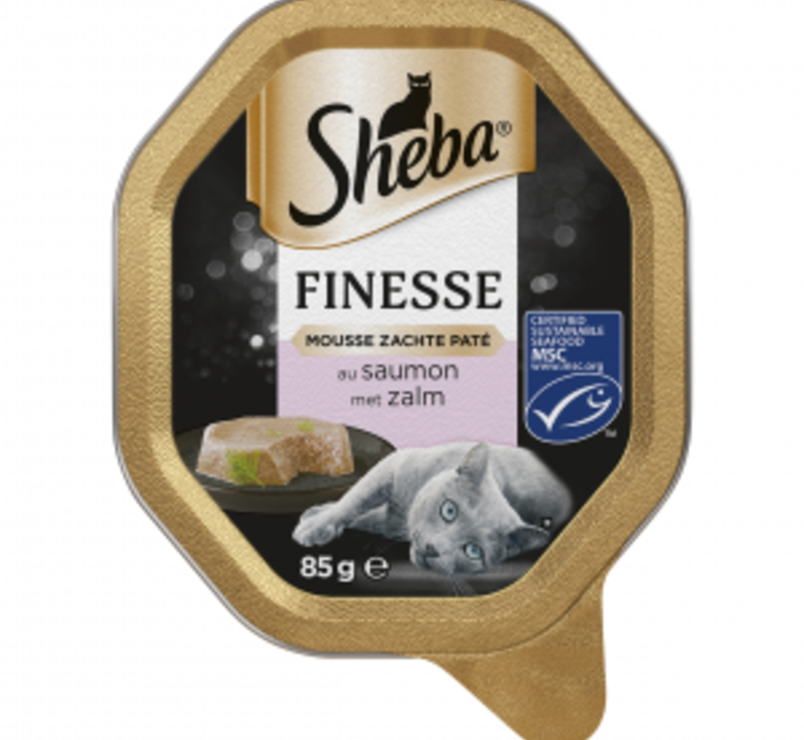 Sheba Finesse Alu Mousse Zalm 85g