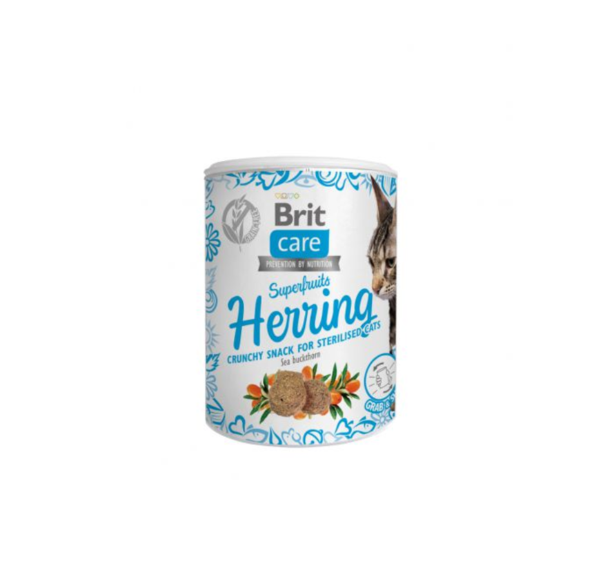 Brit Care Cat Superfruits Herring 100g
