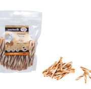 Beeztees Beeztees Kip Twirls met Vis 400g