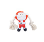 Beeztees Knuffel Kerstman met Touw Pluche Rood/Wit