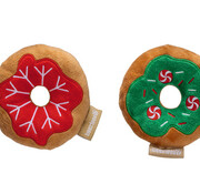 Beeztees Beeztees Kerst Donuts Pluche Assorti 12x12x3cm
