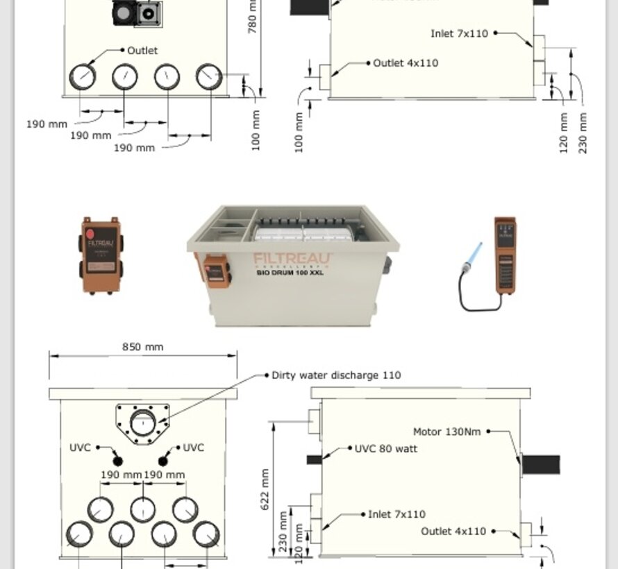 Filtreau Excellent Bio Drum 100 XXL