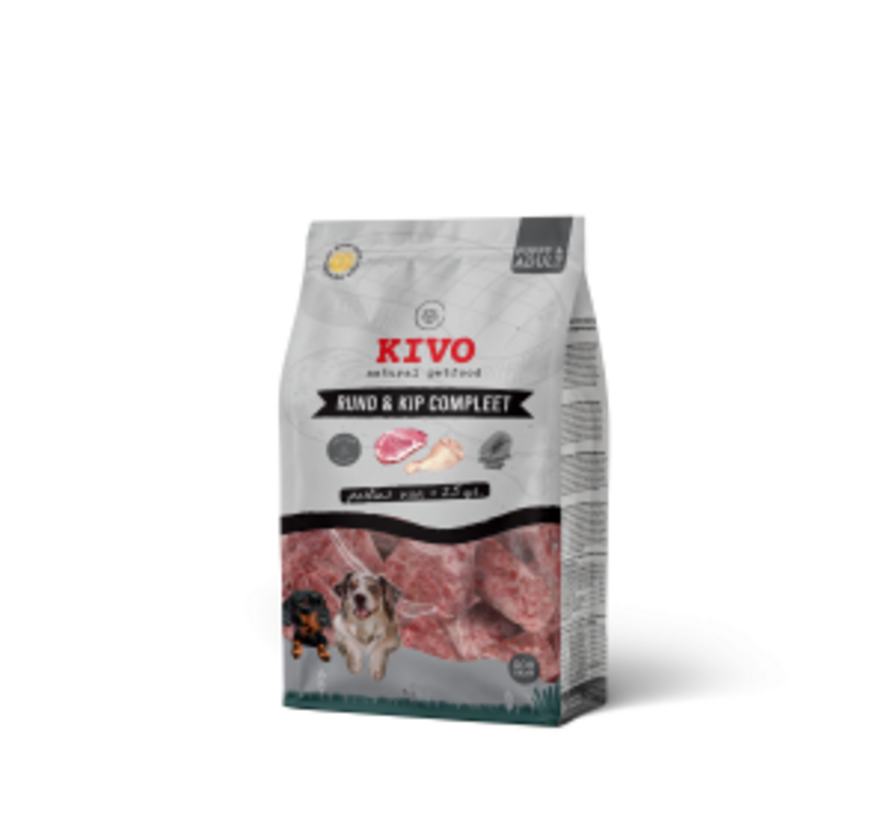 Kivo Rund&Kip Compleet Porties 500gr