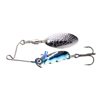 SPRO Spro Larva Spinnerbait 4cm 7gr Chrome Blue