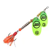 SPRO Spro Splash Tandem Spinner Firetiger Maat #3-#4 9gr
