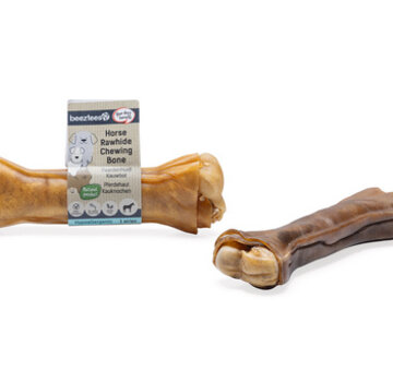 Beeztees Beeztees Paardenhuid Kauwbot 17x5x2cm