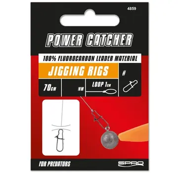 POWEC SPRO Powercatcher Jigging Rig Gr.2 70cm 0,35mm