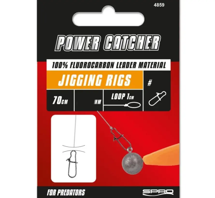 SPRO Powercatcher Jigging Rig Gr.2 70cm 0,35mm