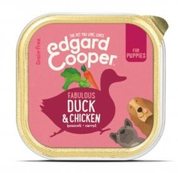 Edgard & Cooper Edgard&Cooper Hond Puppy Kuipje Eend 150gr