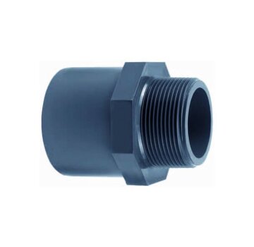 PVC puntstuk 32 x 40mm x ¾" buitendraad PN16