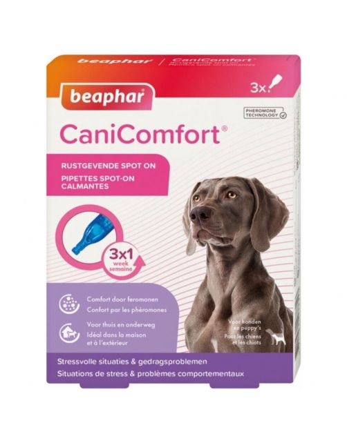 Beaphar Beaphar Canicomfort Rustgevende Spot-on 3pip