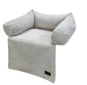 Designed by Lotte Designed by Lotte Bankkussen Ribbed lichtgrijs (50x45)