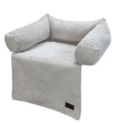 Designed by Lotte Designed by Lotte Bankkussen Ribbed lichtgrijs (70x50)