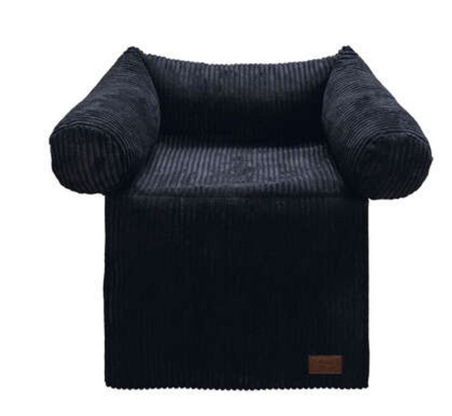 Designed by Lotte Bankkussen Ribbed antraciet (70x50)