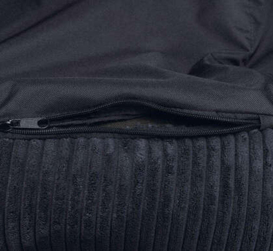 Designed by Lotte Bankkussen Ribbed antraciet (70x50)