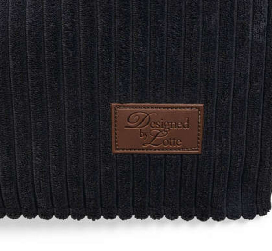 Designed by Lotte Bankkussen Ribbed antraciet (70x50)