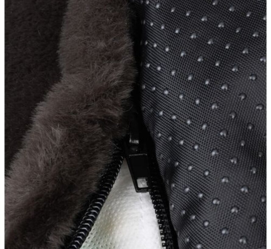 Nuzzle Sofa Bed Donkergrijs 75x65 cm