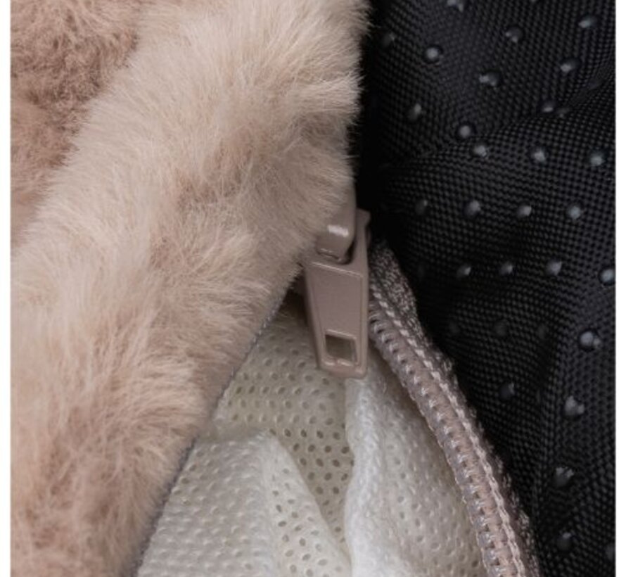 Nuzzle Sofa Bed Taupe 75x85cm