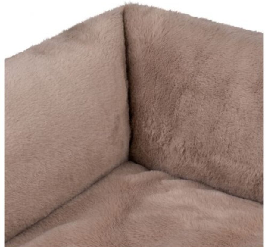 Nuzzle Sofa Bed Taupe 75x75cm