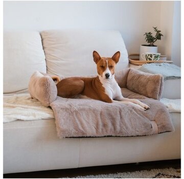 Nuzzle Sofa Bed Taupe 75x85 cm