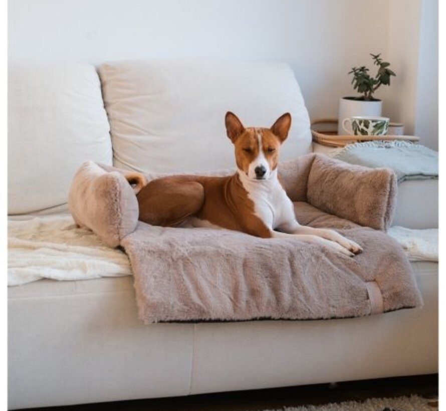 Nuzzle Sofa Bed Taupe 75x85 cm