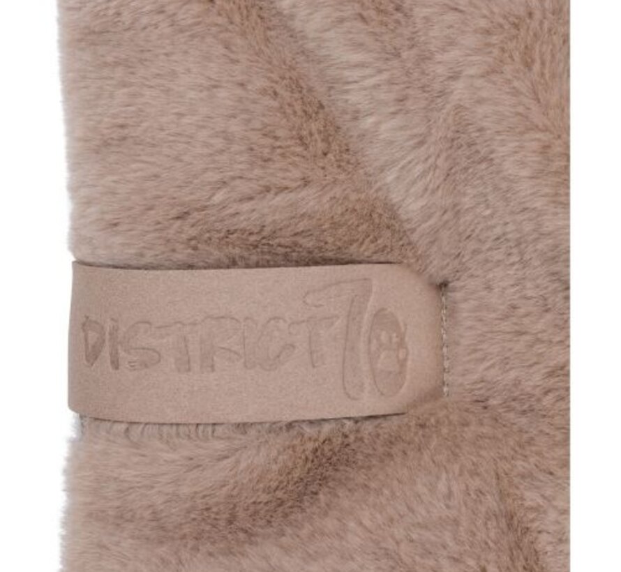 Nuzzle Sofa Bed Taupe 75x85 cm