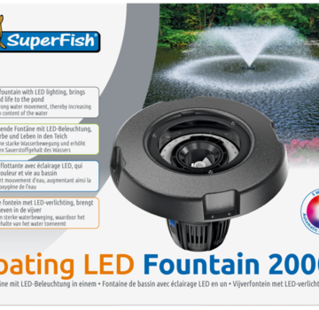 Superfish SuperFish Floating Led Fountain 20000