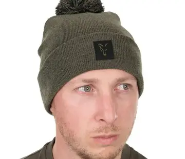 Fox Fox Collection Bobble Hat Green/Black