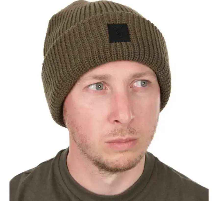 Fox Olive Merino Blend Beanie