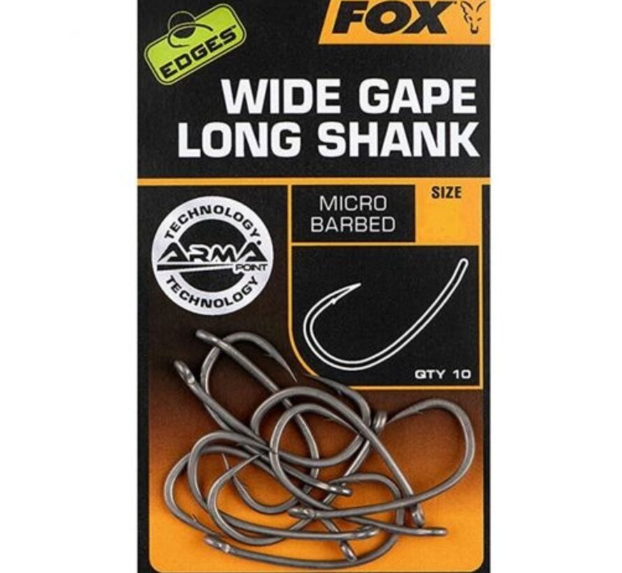 Fox Wide Gape Long Shank Size 4