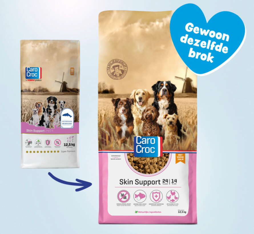 CaroCroc Skin Support Zalm 12,5kg