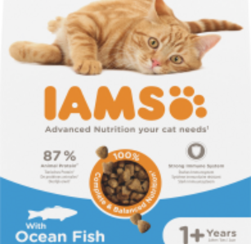 Iams Iams Cat Adult Zeevis 10 kg