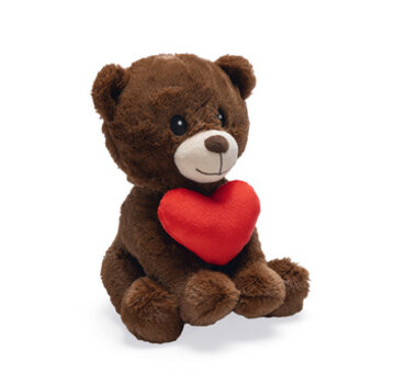 Beeztees Beeztees Liefdes Beer Tubby Pluche Bruin