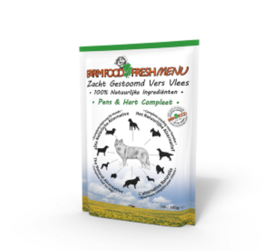 Farm Food Fresh Menu pens&hart compleet 300gr
